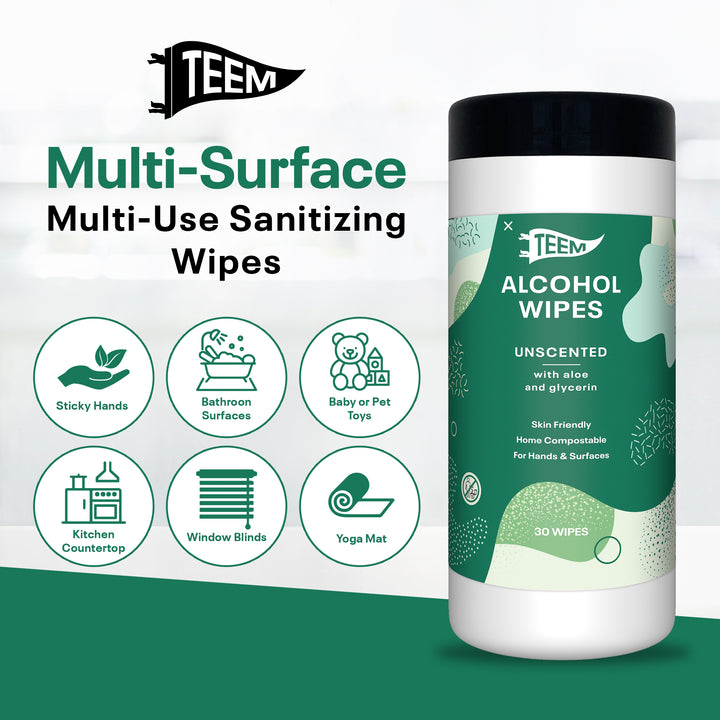 Teem Alcohol Wipes